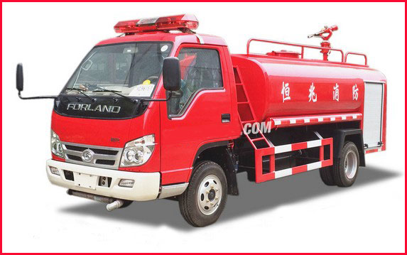程力消防灑水車_4噸福田消防灑水車價格4