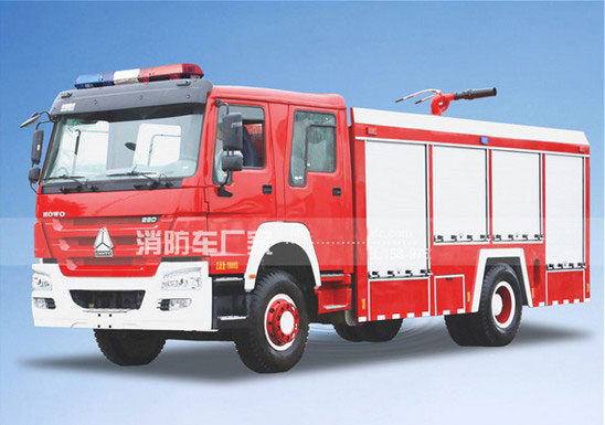 重汽豪沃8噸水罐消防車價格3