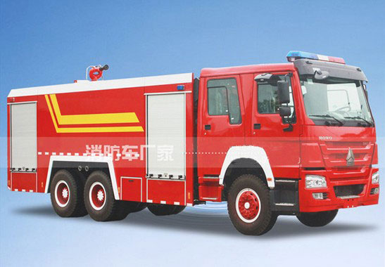16噸重汽豪沃水罐消防車價(jià)格4