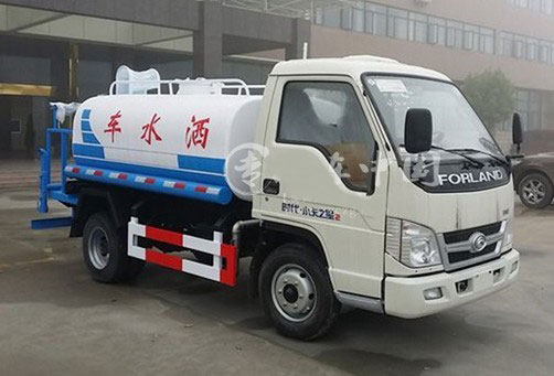 福田小卡之星2噸藍(lán)牌小型灑水車4