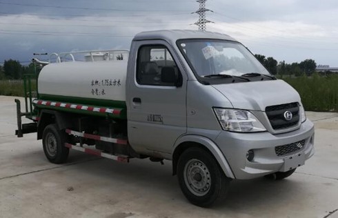 國五昌河藍牌2噸小型灑水車4