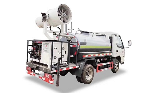 解放霸鈴藍(lán)牌霧炮抑塵車3