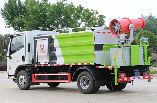 藍(lán)牌灑水車價格報價_國六福田時代領(lǐng)航H2藍(lán)牌抑塵車廠家價格-程力抑塵車4