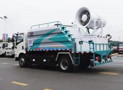 電動灑水車型號規格_8噸比亞迪T7B純電動抑塵車4